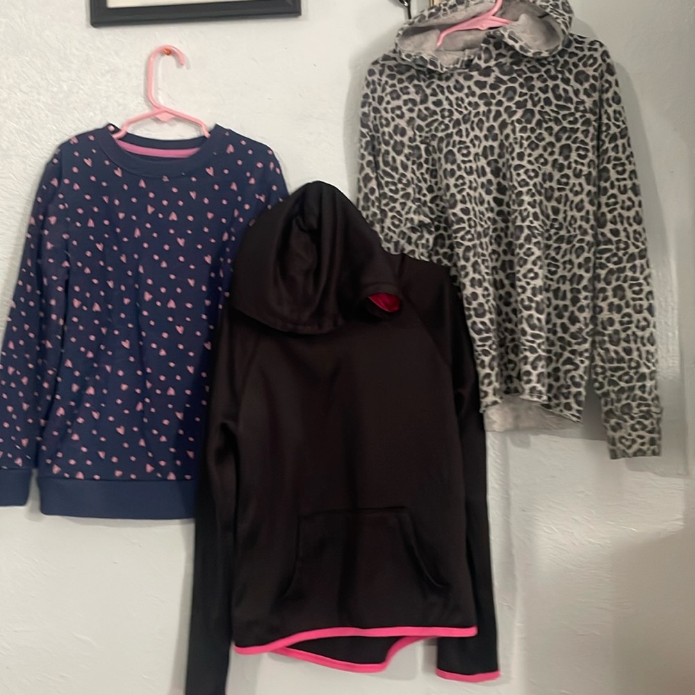 Bundle of Girls Hoodies/Sweaters Size 7/8